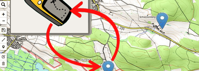 Screenshot aus dem Geoportal GPS