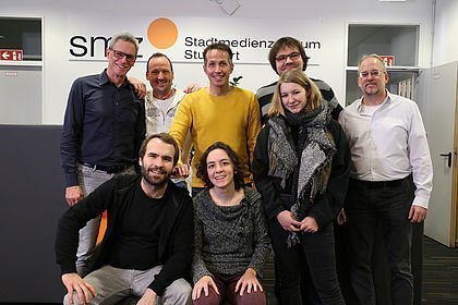 Gruppenbild des SMZ Stuttgart mit Willi