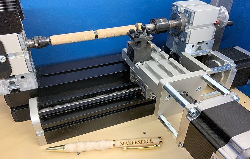 Drechselmaschine und Kuli