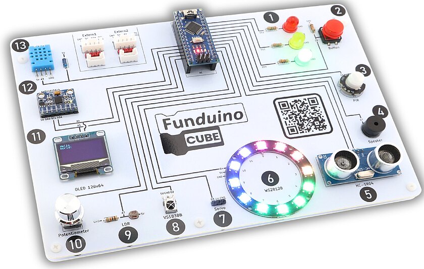 Entwickler-Board mit Sensoren