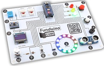Entwickler-Board mit Sensoren